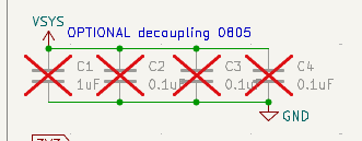 decoupling capacitor schematic